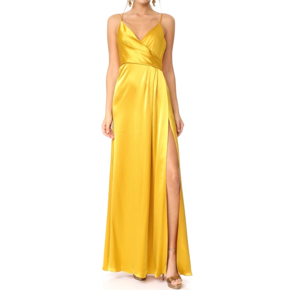 Jill Jill Stuart Wrap Satin Dress